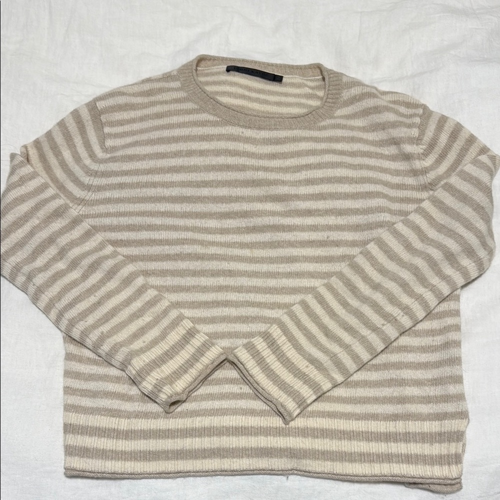 Jenni Kayne wool blend striped sweater